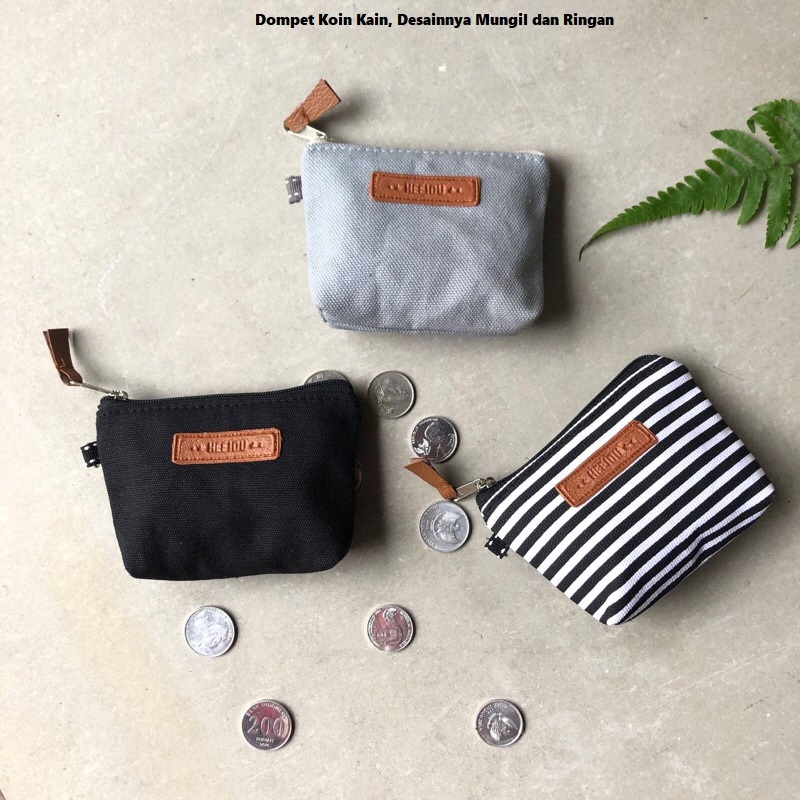 Dompet Koin Kain, Desainnya Mungil dan Ringan